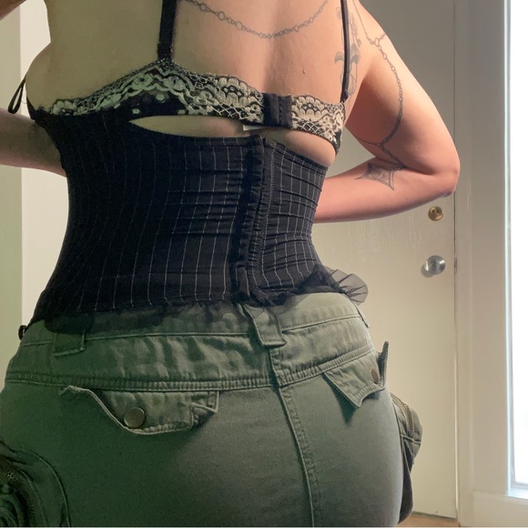 Rare Chantal thomass pinstripe sequin corset - Picture 4 of 5